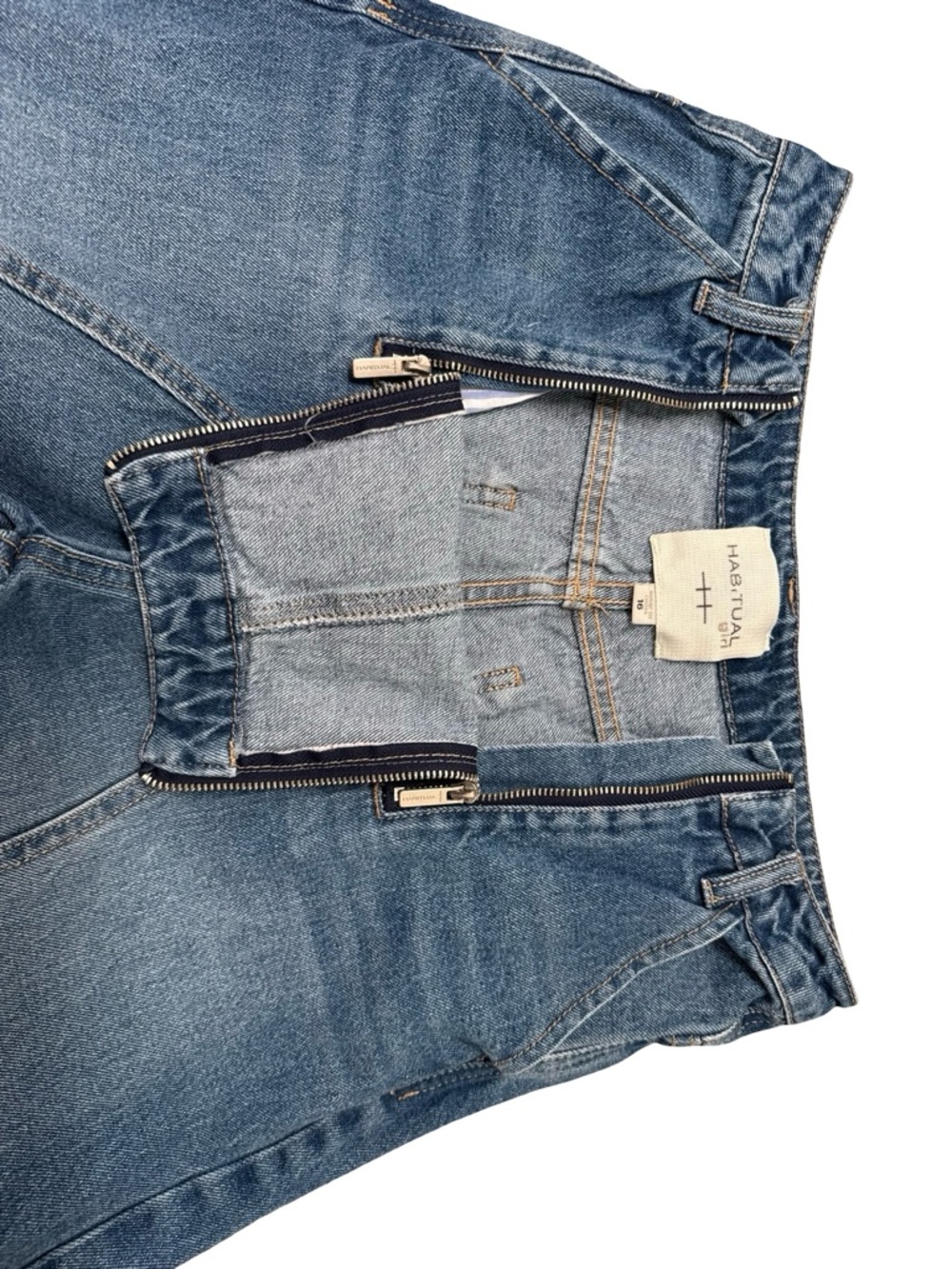 Habitual Denim Barrel Wide Leg High-Rise Jeans - Blue - Picture 7 of 14